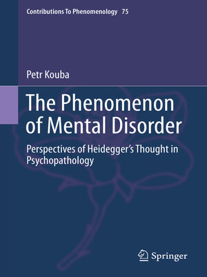 cover image of The Phenomenon of Mental Disorder